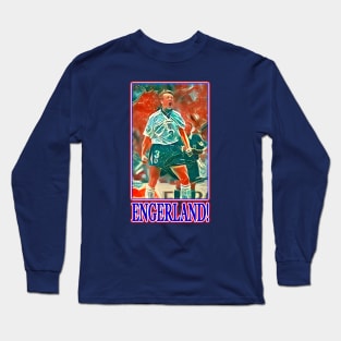 OG Football Icons - Stuart Pearce - ENGERLAND Long Sleeve T-Shirt